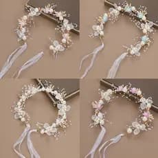 Tiara de Pérolas para Daminha de Honra – Coroa Infantil para Casamento