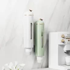 Suporte Adesivo Para Copos Descartáveis Dispenser Plástico