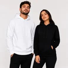 Moletom Unissex Estiloso Canguru Blusa de Frio Capuz Bolso Frontal Street Casual