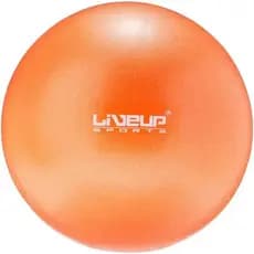 Overball 25cm  Laranja Mini Bola para Pilates Yoga Alongamento Exercícios Liveup Sports