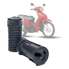 Par de Borracha Pedal Dianteiro BIZ 100/110