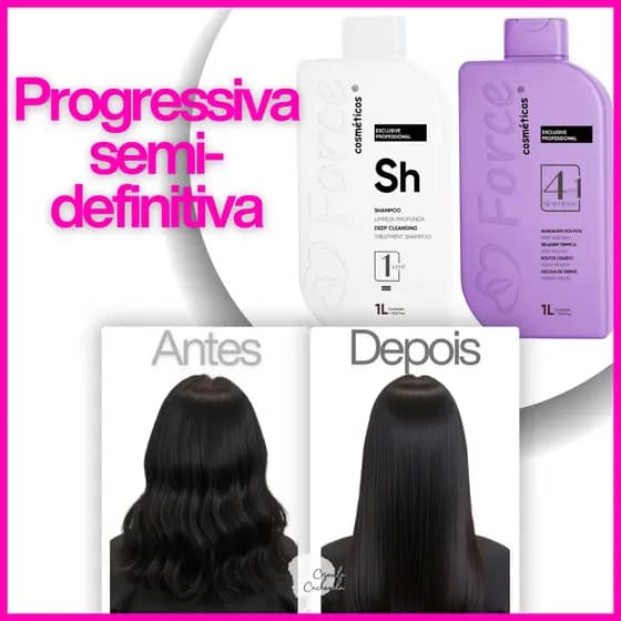 Selagem Térmica 4 em 1 Kit Profissional 1L + Shampoo Limpeza Profunda 1L Tratamento Brilho Sem Frizz + Brinde Exclusivo!