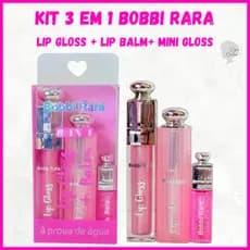 Kit Com Balm, Gloss e Mini Gloss- Bobbi Rara
