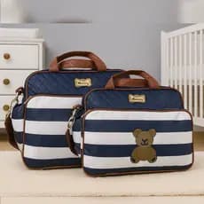 Kit Bolsa Maternidade impermeavel Menina e Menino Tamanho grande na Promoção