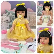 Bebe Reborn Corpo Silicone Boneca Menina Completa na Promoção