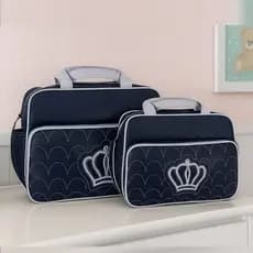 Bolsa Maternidade Modelo Grande Kit Saída Maternidade 2 peças de Bolsa com Estoque Disponível