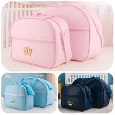 Bolsa Maternidade na Promoção kit com 2 Bolsas Mala Grande do Bebe
