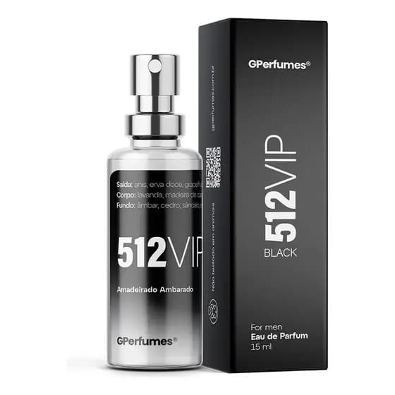 Perfume Masculino 512 Vip Black Gperfumes