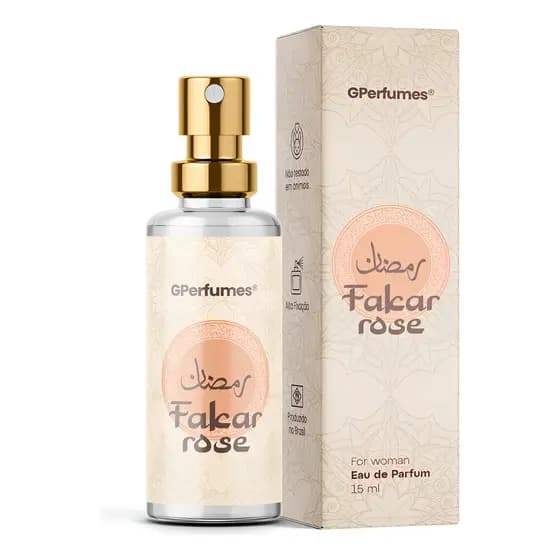 Perfume Árabe Mini Fakhar Rose De Bolso Gperfumes 15ml Original