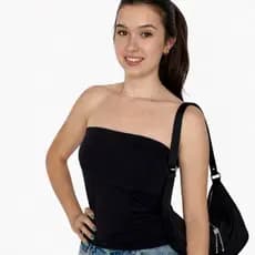 Tube Top Cropped Feminino Suplex Tomara que caia sem transparência