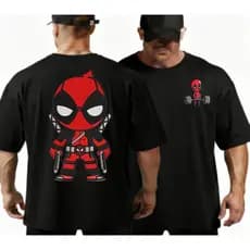 Camiseta Masculina Treino Dead Pool 100%Algodão T-shirt