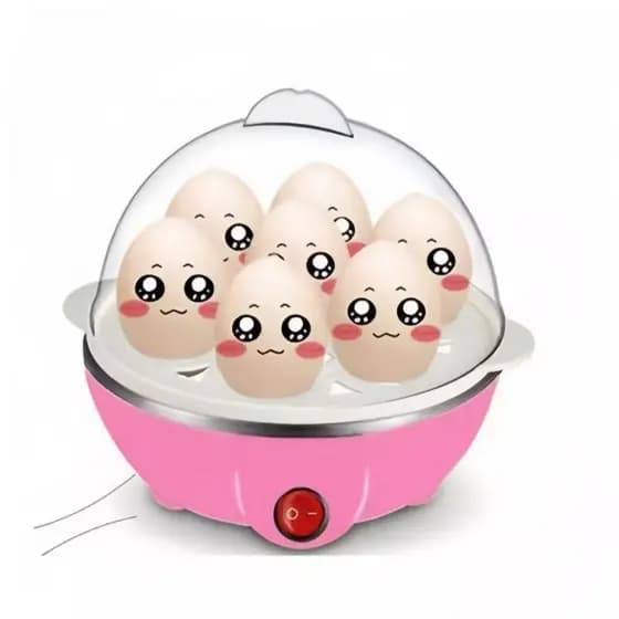 Cozedor de Ovos Elétrico Portátil Egg Cooker Panela Elétrica Cozinha Ovo e Legumes A Vapor 110V