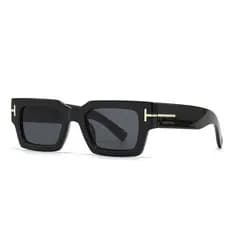 Óculos De Sol Para Mulheres Homens Moda Quadrado Retro Tons Tendência Rebites UV400