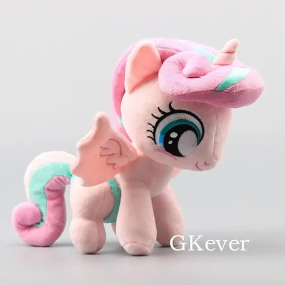 25cm Unicórnio Cavalo Brinquedos De Pelúcia Boneca Peluche Arco-Íris Animais