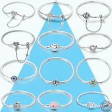 Nova Pulseira Feminina De Prata 925 Libras Esterlinas Com Fechadura De Amor , design De Jóias De Bricolage Adequado Para