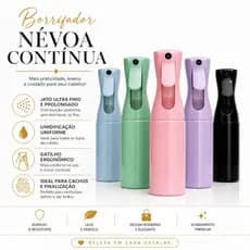Borrifador Contínuo  – Spray para Cabelos | Pulverizador | Névoa Fina | Atomizador de Água