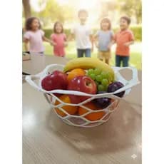 Cesto decorativo para pães ovos frutas e organizador com varias cores