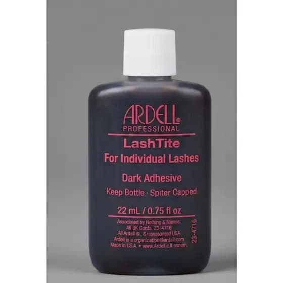 Cola para Cílios Ardell 22ml Preta + Pinça Profissional para Extensão