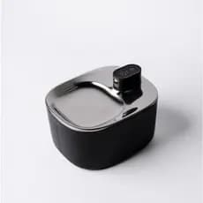 Bebedouro Inox Flow Wireless para Gato Cachorro Pet - Preto