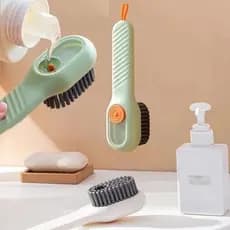 Escova De Limpeza Com Dispenser Sabão Líquido Multiuso