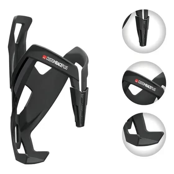 SUPORTE DE GARRAFA ELITE CUSTOM RACE PLUS PRETO