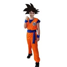 Fantasia Cosplay Goku Dragon Ball Z + Cabelo Brinde