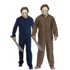 Kit Fantasia Macacão Michael Myers Filme Halloween Adulto Máscara