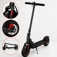 Patinete Elétrico Dobrável 500W Pneu Duplo Cheio Freio Traseiro