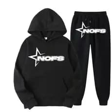 Conjunto Moletom Canguru NOFS y2k Hip-Hop Streetwear Unissex Estampa Alta Qualidade Promoção