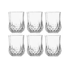Jogo de 6 Copos para Whisky Licor Shot Vidro 50ml