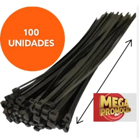 Abraçadeira Enforca Gato de Nylon  - 100 Unidades