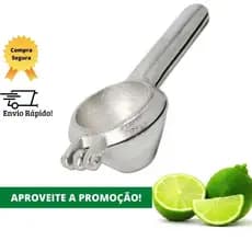 Espremedor de Limão 17cm de Alumínio – Super Prático para Casa e Cozinh