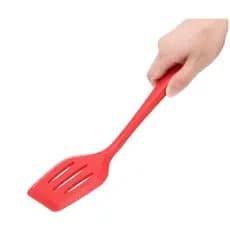 Espátula Silicone Vermelho Vazada Anti Aderente Alta Qualidade Pratica Leve