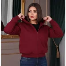 Moletom Feminino Básico Liso Poliéster com Capuz e Bolso – Casual, Confortável e Perfeito para o Dia