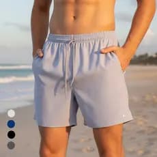 Short Academia Praia Piscina Bermuda Tactel Elastano Esporte Masculina Treino Piscina Futebol Verão