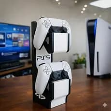 Suporte PS5 Controle DualSense – Suporte Mesa Gamer – Organizador Controle Playstation 5