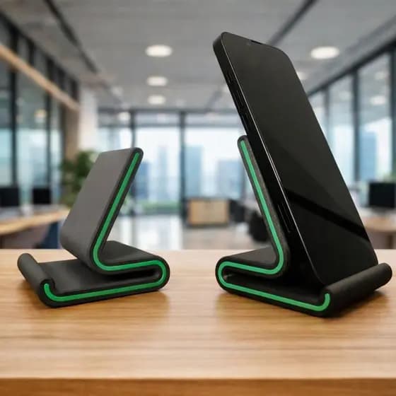 Suporte para Celular/Tablet em Impressão 3D – Design Moderno Bicolor