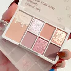 Xixixi Chestnut Paleta de sombras de sete cores para iniciantes perolado fosco fino piscando contorno nariz sombra Blush