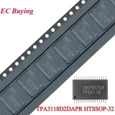 5 Peças/1 Peça TPA3118 TPA3118D TPA3118D2 TPA3118D2DAPR HTSSOP-32 Mono Classe D Amplificador De Áudio Chip IC Novo Origi
