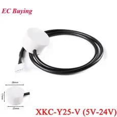 XKC-Y25-V Sensor De Interruptor De Nível De Líquido De Água Sem Contato Anexado Detector Externo 5-24V