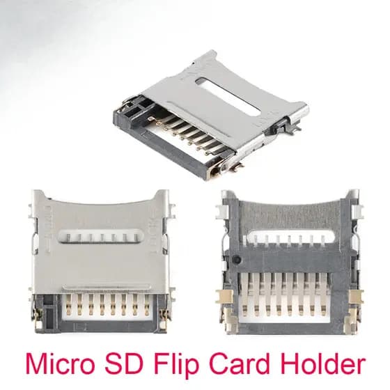10 Pces/5PC Micro SD Decks Slot Para Cartão TF Flip Soquete De Solda Interno Titular Do MicroSD O Telefone Móvel Memória
