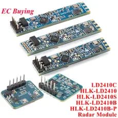 2 Pces/1pc LD2410C HLK-LD2410 LD2410 LD2410B LD2410S 24G Sensor De Presença Humana Módulo De Radar De Onda Milimétrica B