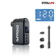 CYCLAMI 120 PSI Portátil Bomba De Bicicleta Inflator Ar display Pressão Dos Pneus Para Estrada MTB Schrader Presta Acess
