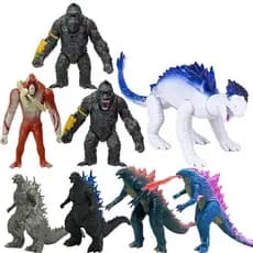 Novo 2024 Godzilla Vs Kong 2 Skar King O Império Figura Menos Uma De Ação Shimo Juntas Móveis