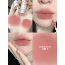 Intoyou lama lábio feijão pasta cor Nude batom feminino cinza rosa veludo fosco esmalte labial genuíno oficial loja prin