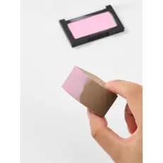 Estrela bolso pequeno café maquiagem esponja bloco de couro maquiagem Puff Blush esponja molhado seco maquiagem artista