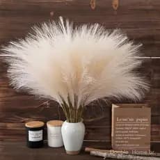 10 Pampas Artificiais Decoração de Casa Estilo Boêmio Flores Artificiais