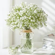 10/20/50 flores artificiais gypsophila falso gypsophila festa de casamento decoração para casa buquê acessórios DIY