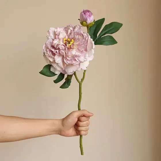 Grande peônia de seda flor artificial de alta qualidade peônia artificial europeu buquê de flores artificiais para casam