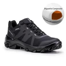Sapato de Segurança Hybrid Smart All Black Estival - Brinde Palmilha PU - Preto Composite CA 47750